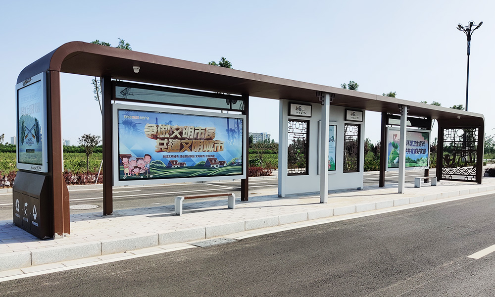 候车亭安装案例